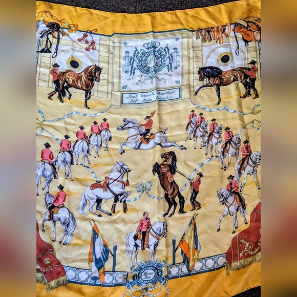 HERMÈS scarf “Real Escuela Andaluza” by Hubert de Watrigant - Picture 3 of 6